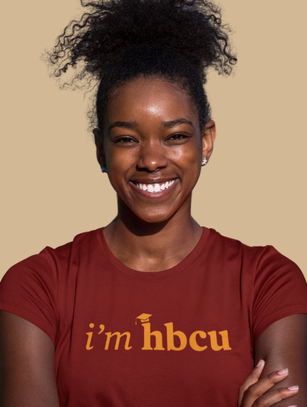 I m HBCU Maroon and Orange Tee