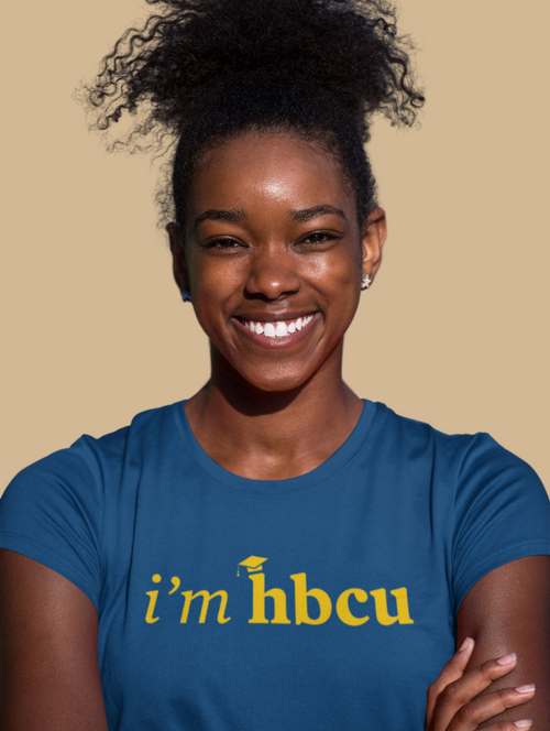 I'm HBCU®️ Gold and Aggie Blue T-shirt | Modern Apparel and Goods