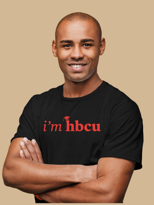 I'm HBCU®️ Black and Red Tee | Modern Apparel and Goods