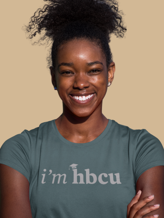 I'm HBCU®️ Cool Blue and Grey T-shirt | Modern Apparel and Goods 