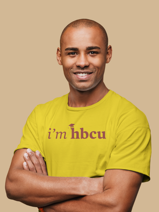 I'm HBCU®️ Gold and Brown T-Shirt | Modern Apparel and Goods 