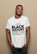 I'm HBCU®️ I am Black History Everyday Tee in White | Modern Apparel & Goods 